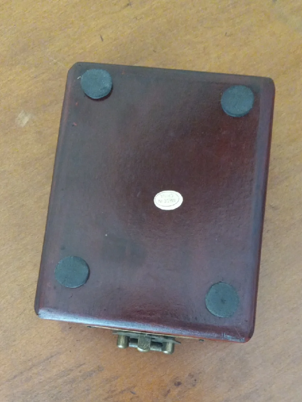 Handpainted Chinese Rosewood Trinket Box - Picture 7 of 8